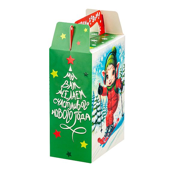 Сладкий новогодний подарок Вкусный новогодний подарок «Горнолыжник»