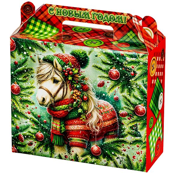 Сладкий новогодний подарок Пуговка